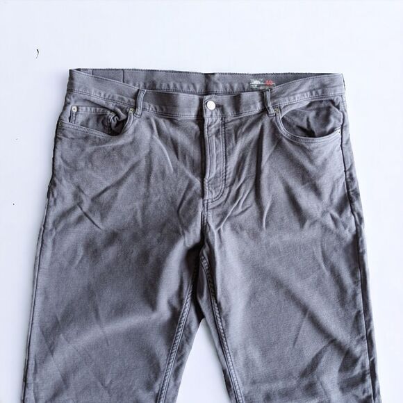 FAHERTY Men's Stretch Terry Jeans Sz 40 NWOT Slate Gray Slim Straight Leg - Picture 9 of 12